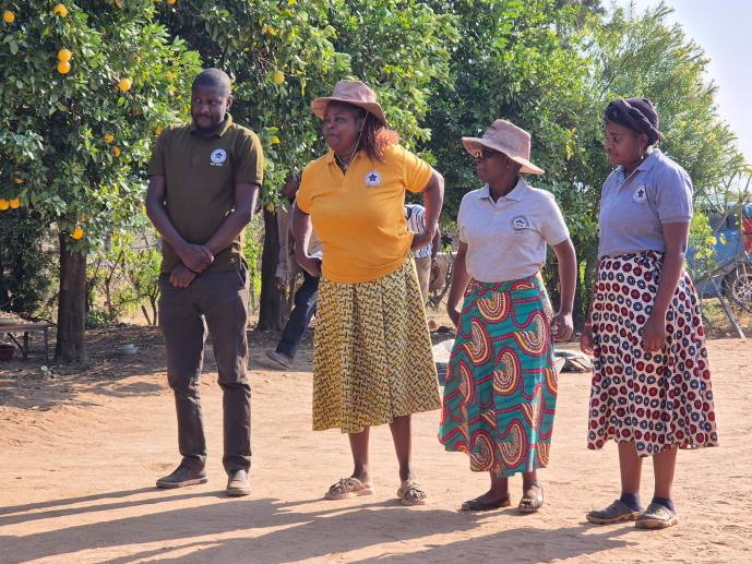 AWC group presented to teh community meeting